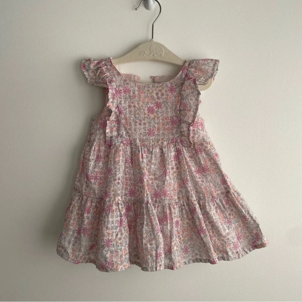 Flutter Sleeve spring Dress Size 12 Month